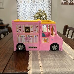 Barbie 2020 Lemonade Truck Playset Kids Toy EUC